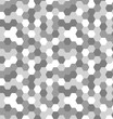 © lidiia - seamless pattern with gray hexagons