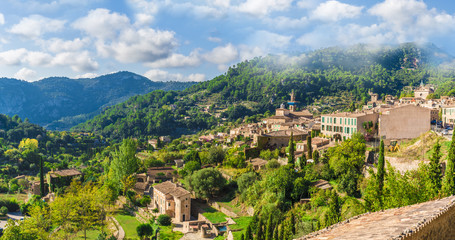 Wall Mural - View of  Valldemossa village, Palma Mallorca, Spain