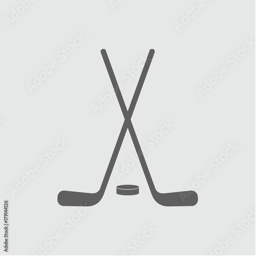 Hockey Stick Logo Vector Template Design Stock Vector Adobe Stock