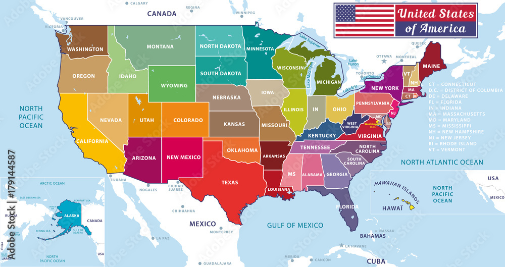 Гавайи список штатов сша. United states of america карта штатов. 50 штатов америки. современная карта америки. соединенные штаты америки штаты аляска.