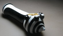 Black And White Art Glass Pipe Legal Weed