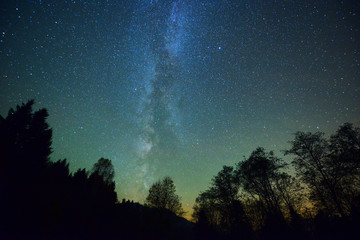 night sky with stars