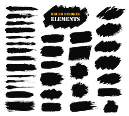 Aufkleber - Brush Stroke Paint Boxes Set