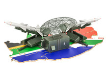 South Africa Missile Defence System Concept, 3D Rendering