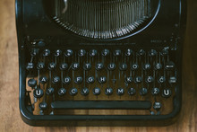 Old Cyrilic Typewriter