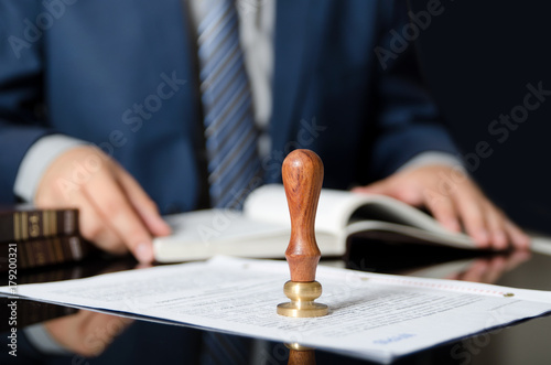 Canvastavla  Lawyer or attorney at notary public office.