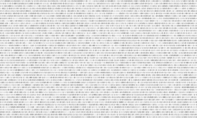 Fototapete - Binary code black and white background with two binary digits, 0 and 1 isolated on a white background. Algorithm Binary Data Code, Decryption and Encoding. Vector illustration.