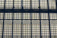 High Windows Of An Old Train Station