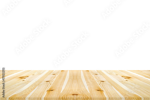 Empty New Clean Light Wood Table Top Or Counter Isolated On White Empty New Clean Light Wood Table Top Or Counter Isolated On White Background