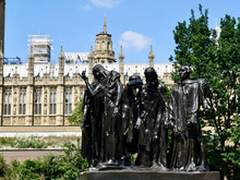 Les Bourgeois De Calais, Sculpture De Auguste Rodin, Westminster, Victoria Tower Gardens, Londres