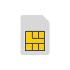 Poster - Sim card icon