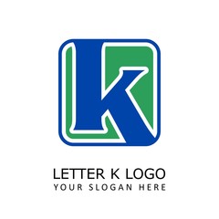 Poster - letter k brand logo