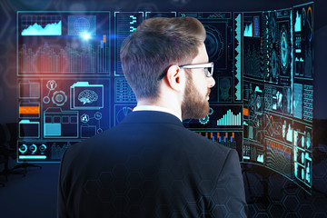 Poster - Future and network concept