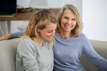 mother and daughter
