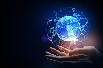 Aufkleber - International business concept