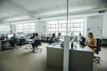 Business People Working In Office