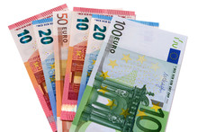 Various Euros Isolated