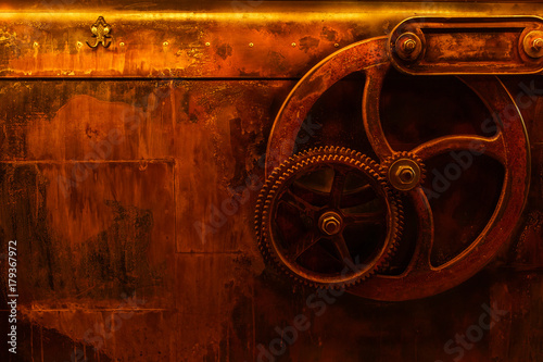 Photographie background vintage steampunk