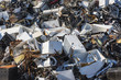 Scrap metal recycling facility, Wilmington, North Carolina, USA.