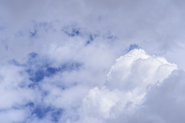 Blue sky and cloud.