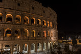 Fototapeta  - Roma colosseo di notte 