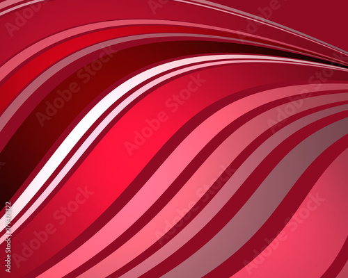 Abstract Background Design Of Flowing Stripes In Wavy Pattern In
