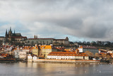 Fototapeta Paryż - Beautiful views of the Old town with the Charles bridge in Prague, Czech Republic