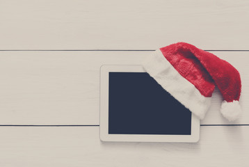 Fototapete - Christmas online shopping background