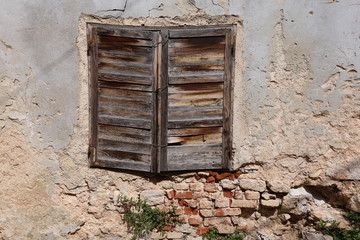 Old wodden window