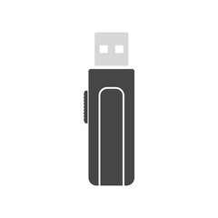 Poster - Usb flash memory icon 