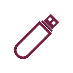 Poster - Usb flash memory icon 