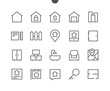 © palau83 - Real Estate Outlined Pixel Perfect Well-crafted Vector Thin Line Icons 48x48 Ready for 24x24 Grid for Web Graphics and Apps with Editable Stroke. Simple Minimal Pictogram