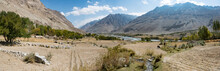 Within The Wakhan Corridor, Afghanistan, View From The Fields