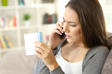 Sticker - Girl calling doctor asking information about medicine