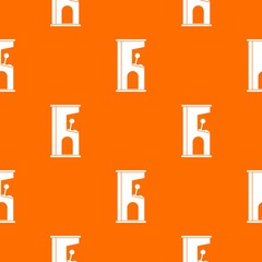 Poster - Retro style arcade game machine pattern seamless