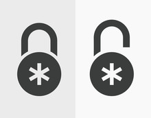 Combination Lock Icon