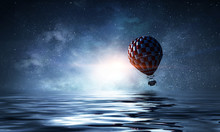 Air Balloon In Sea