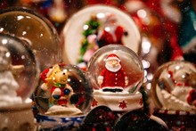 Christmas Decorations On Trentino Alto Adige, Italy Christmas Market