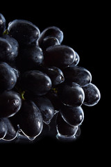 Wall Mural - bunch of grapes isolated