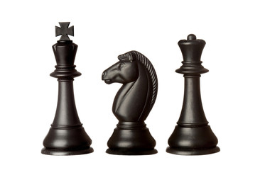 Black chess pieces