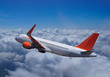 szamolot pasażerski nad chmurami lot na wakacje