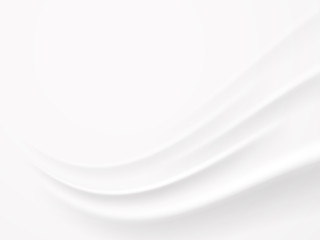 Abstract white wave background