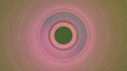 Wall Mural - Glitch Background With Circles 12