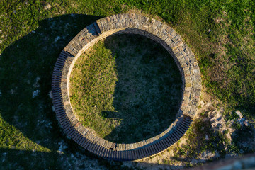 Bac, Serbia October 19, 2017: Medieval fortress Bac in Serbia