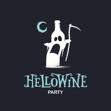 Modern Vector Professional Sign Logo Helloween Party