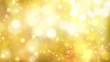 holiday light yellow shining background. seamless loop abstract image.