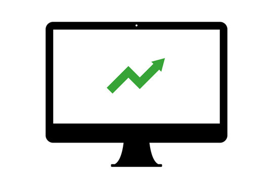 PC - Pfeil nach oben - Finanzen
