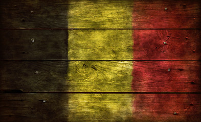 Wall Mural - flagge belgien