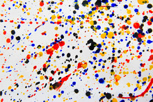 Abstract Art Creative Background. Hand Painted Background. Pollock