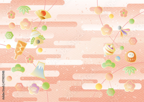 和風柄 淡い 二 赤 正月 Stock Vector Adobe Stock 和風柄 淡い 二 赤 正月 Stock Vector Adobe Stock